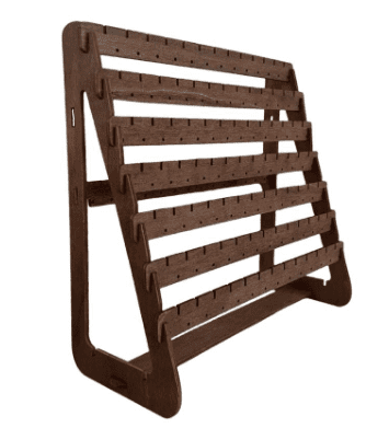 JWDX Rack Clearance, Earring Display Wood Earring Stand Organizer Stud Earrings Tower Jewelry Organizer V1189-LWWAL-20260325-01980