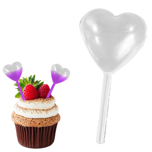 JWDX Cake Inserts Clearance, 50Pcs 4Ml Mini Transfer Cupcakes Pipettes Heart Round Shape Disposable Plastic V1189-LWWAL-20260325-02032