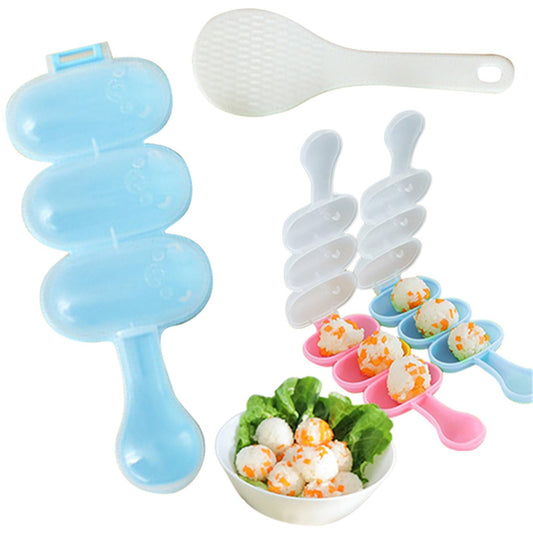 JWDX Cake Mould Clearance, Rice and Vegetable Roll Machine Non Stick Rice and Vegetable Roll 3 Cavity Shaking V1189-LWWAL-20260325-02037