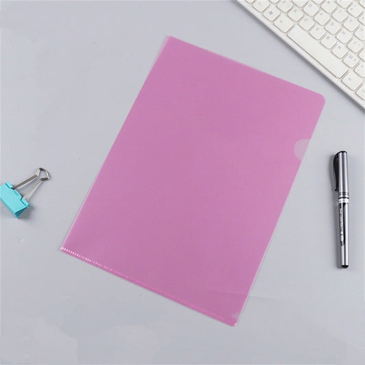 Yxwen Letter-Size Expanding File Folder L Type Plastic Folder Project Pockets Transparent Clear Document V1189-LWWAL-20260325-02113