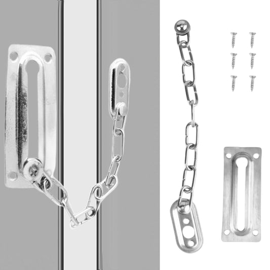 Anti-Theft Door Chain JWDX, 1 Anti-Hotlink Door Chain Lock Stainless Chain Guard Heavy Duty Door One Size V1189-LWWAL-20260325-02184