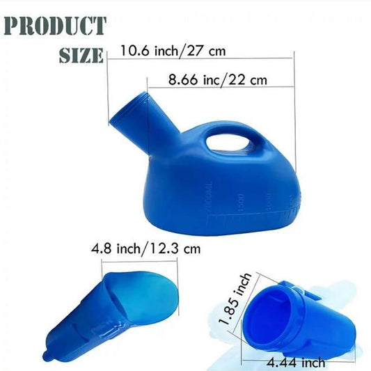 Urinal 1X Urinal Portable Urinals For Men Women Urinal Bottle Spill Proof Reusable Male Female Pee Bottle V1189-LWWAL-20260325-02235