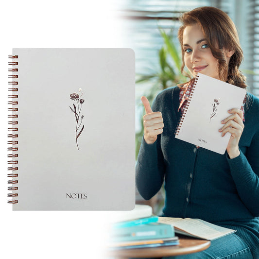 Flower Notebook B Jwdx Notebook for Recording Aesthetic Notebook Cute College Ruled 8X6 Journal/Notebook with V1189-LWWAL-20260325-02247
