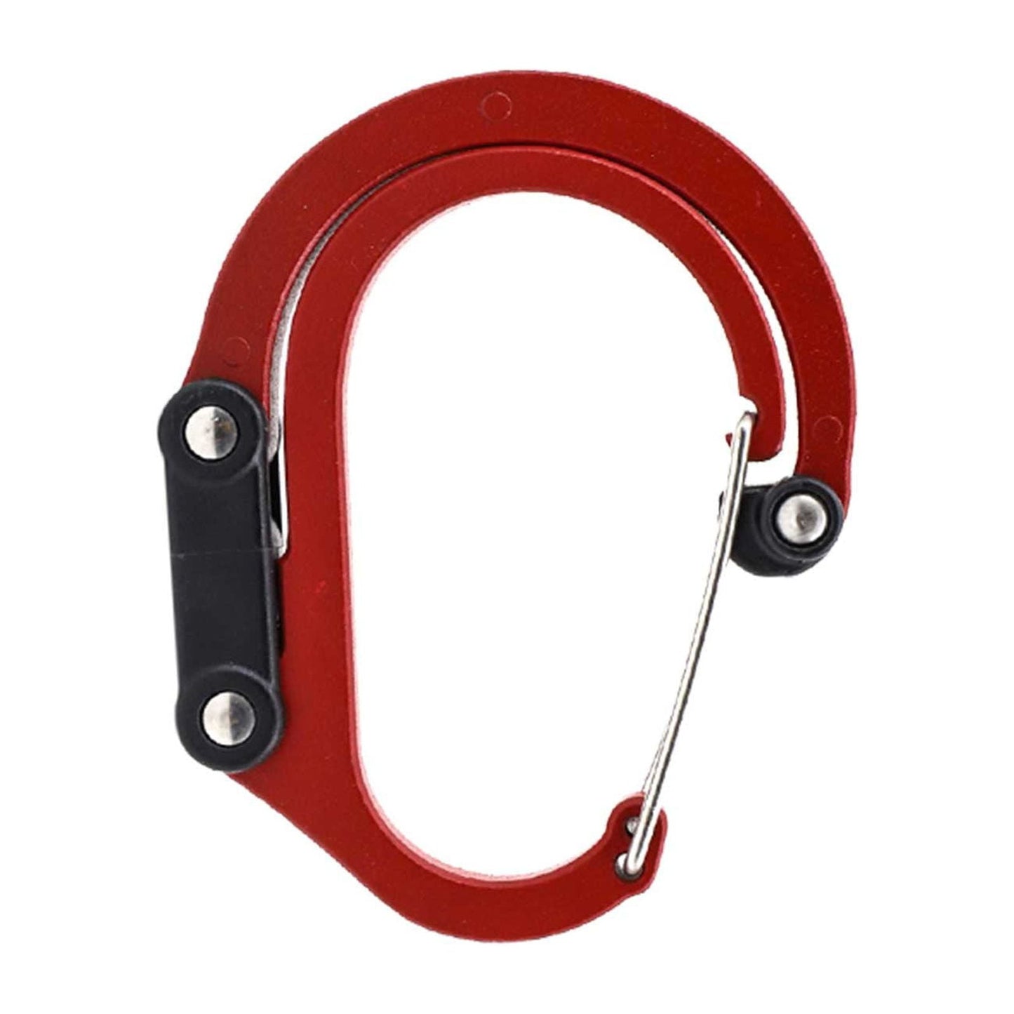 Carabiner Clip and Hook (Medium) | for Purses, Strollers and Backpacks Red Jwdx Fixed Clip Mountaineering V1189-LWWAL-20260325-02266