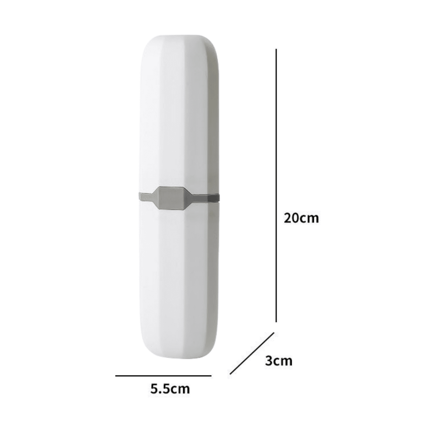 Toothbrush Storage Box*1 Portable Toothbrush Case for Students - Travel Friendly Plastic Toothbrush Organizer V1189-LWWAL-20260325-02489