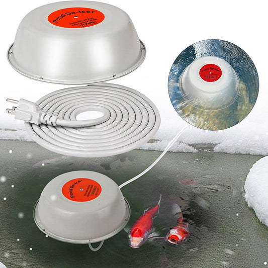 LGCASL Clearance! 1000W Floating Pond Heater Thermostatic Outdoor Fish Pond De Icer with Auto Heating & Shut V1189-LWWAL-20260325-02563