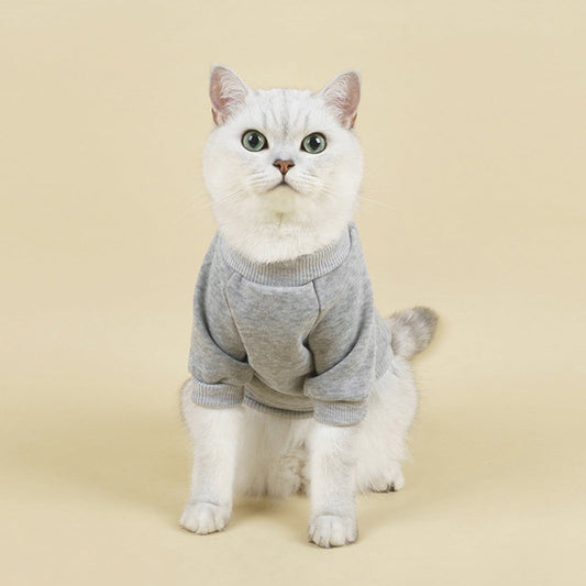 LGCASL Pet Hoodie, Dog Winter Sweater Cat Warm Clothes Pet Sweater Round Neck Solid Color Thickening Cat Dog V1189-LWWAL-20260325-02648