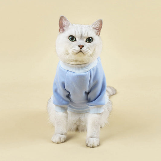 LGCASL Pet Hoodie, Dog Winter Sweater Cat Warm Clothes Pet Sweater Round Neck Solid Color Thickening Cat Dog V1189-LWWAL-20260325-02649