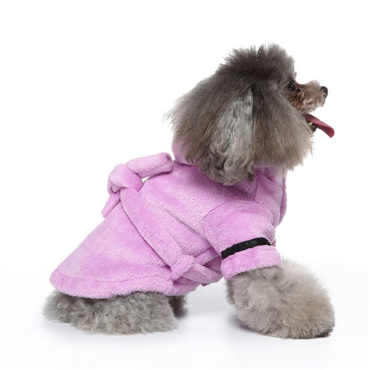 LGCASL Pet Bathrobes, Pajamas Clearance! Dog Cat Bathrobe Pet Clothes Hotel Bath Towel Pet Bathrobe Nightgown V1189-LWWAL-20260325-02720