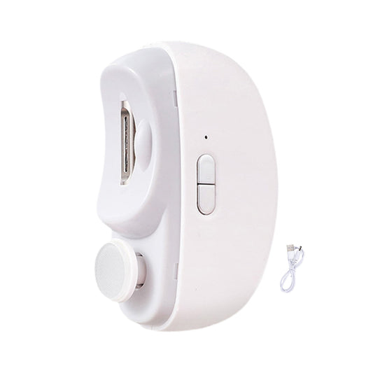 Electric Automatic Nail Clipper with Light Fingernail Cutter and Polisher 2in1 Nail Scraps Storage V1189-LWWAL-20260325-02773