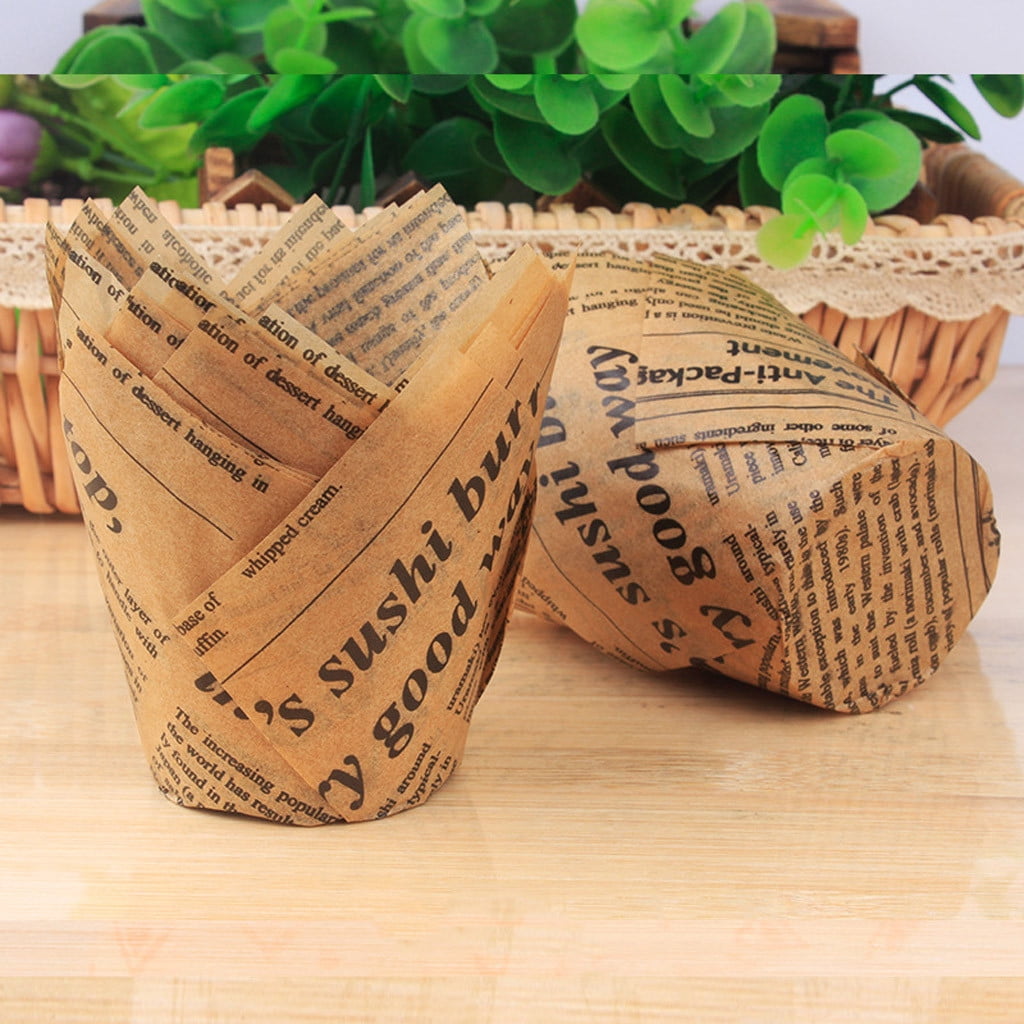 JWDX Tart Cup Clearance! Cupcake Liners Cup Paper Tuli Baking Wrappe Case Cake Muffin Cup Box, Egg Tart Cup V1189-LWWAL-20260325-02854