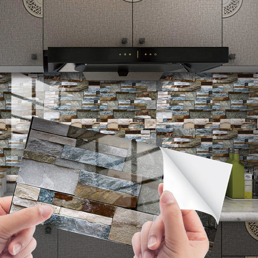 Clearance! JWDX Wall Sticker, Wall Stickers Promotion, Mosaics Wall Tile Stickers Peel and Stick Backsplash V1189-LWWAL-20260325-02891