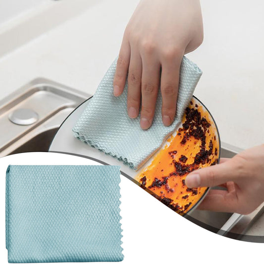 JWDX Wipes Clearance! Nanoscale Cleaning Cloth Streak-Free Cleaning Cloths Microfiber Polishing Cleaning V1189-LWWAL-20260325-02954