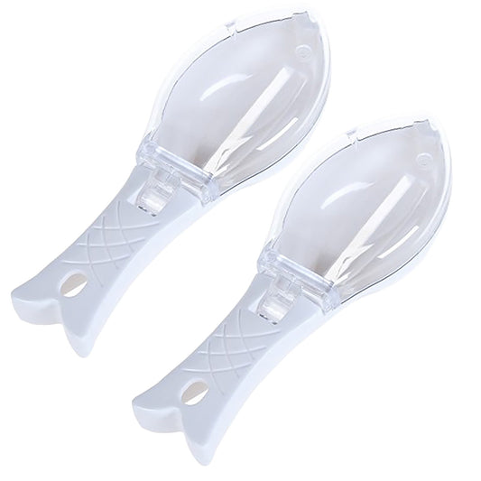 JWDX Scale Scraper, Peeler Clearance! Household Kitchen Tools Fishs Scale Scraper Remover with Lid White V1189-LWWAL-20260325-02996