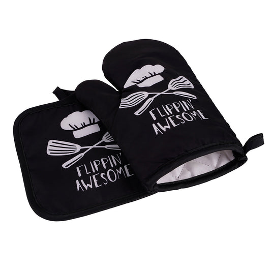 JWDX Oven Mitts Clearance! Oven Mitts and Pot Holders Sets, Heat Resistants Oven Mitts Soft Cotton Lining and V1189-LWWAL-20260325-03084
