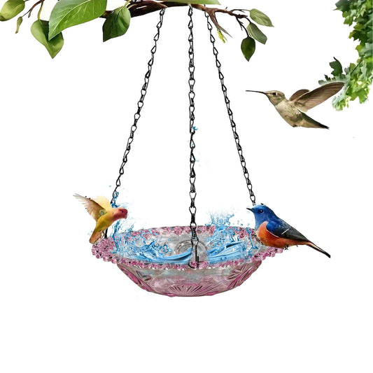 JWDX Bird Feeders for Outdoors Clearance! Hanging Bird Bath Plastic Bird Bath Plate Hanging Tray for Outdoors V1189-LWWAL-20260325-03092