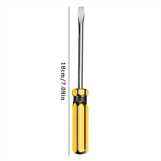 Eewia Screwdriver Clearance! Pvc Handle Screwdriver Metric Single Use Carbon Steel Cross Flat Head V1189-LWWAL-20260325-03121