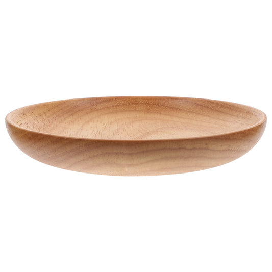 SWETRACE Flat Wooden Dinner Plate Beige For Wedding 1Pcs 4.9In 12.50X12.50X2.00CM Beige V1189-LWWAL-20260327-03314