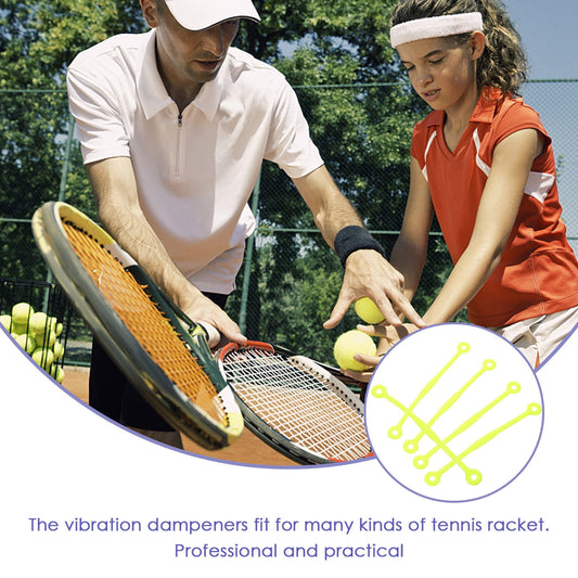 SWETRACE Tennis Dampeners for Racquet Green 5Pcs 12x0.39in V1189-LWWAL-20260327-03417