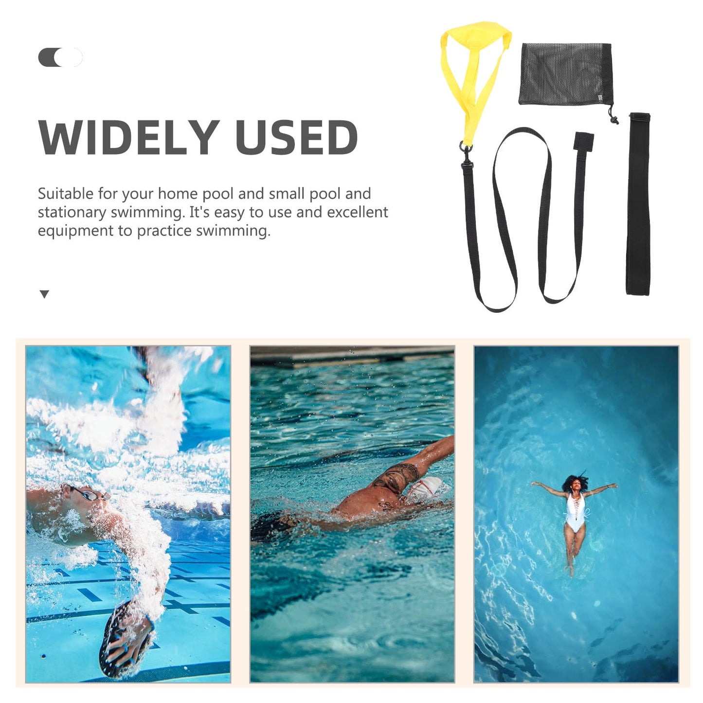 SWETRACE Swimming Accessory Parachute Shape Adults Home Pool 1 Set V1189-LWWAL-20260327-03465