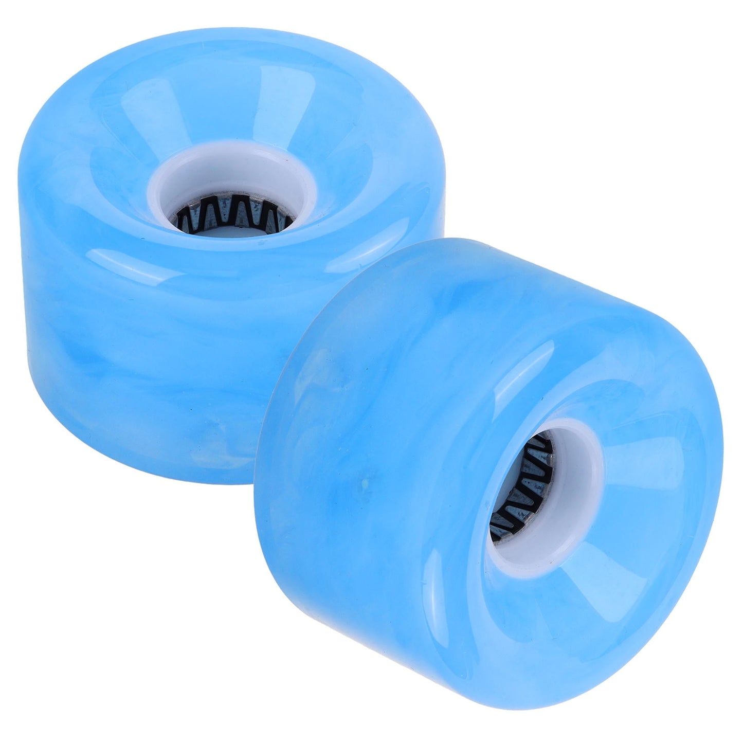 SWETRACE Non-slip Skateboard Wheel Transparent Pu 2Pcs 2.36X2.36X1.57in V1189-LWWAL-20260327-03486