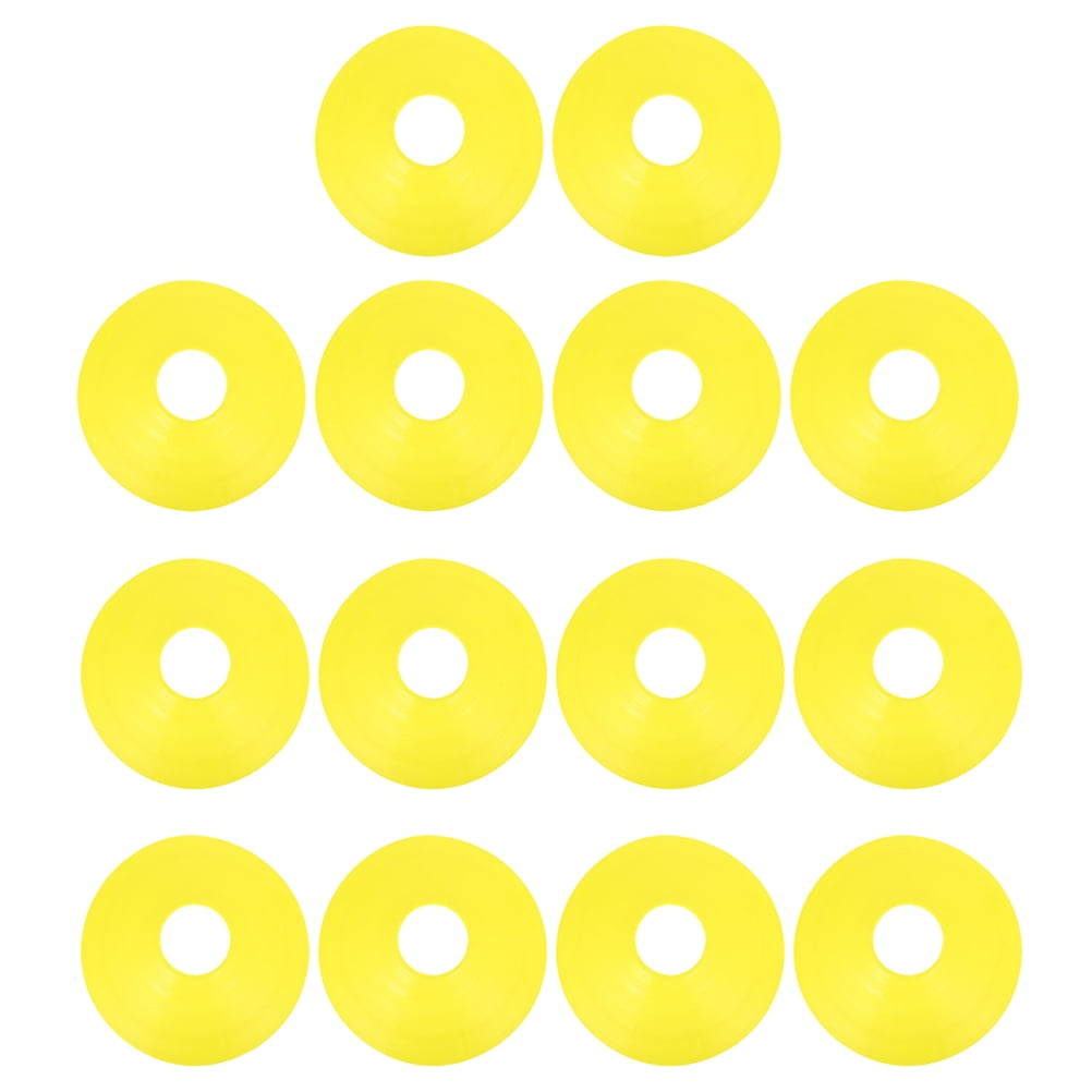 Worgeous 14 Pcs Disc Agile Soccer Cones Training Equipment Child Yellow V1189-LWWAL-20260327-03492
