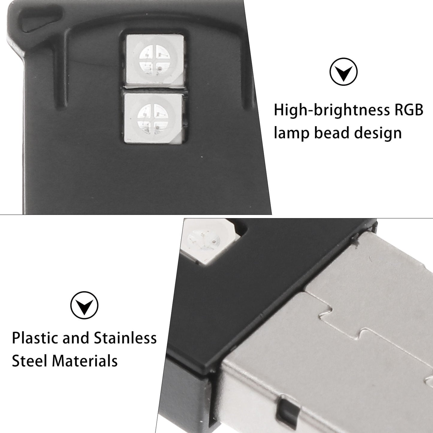 Masteelf 2Pcs Usb Atmosphere Light for Indoor Use and Ambient Lighting V1189-LWWAL-20260327-03505