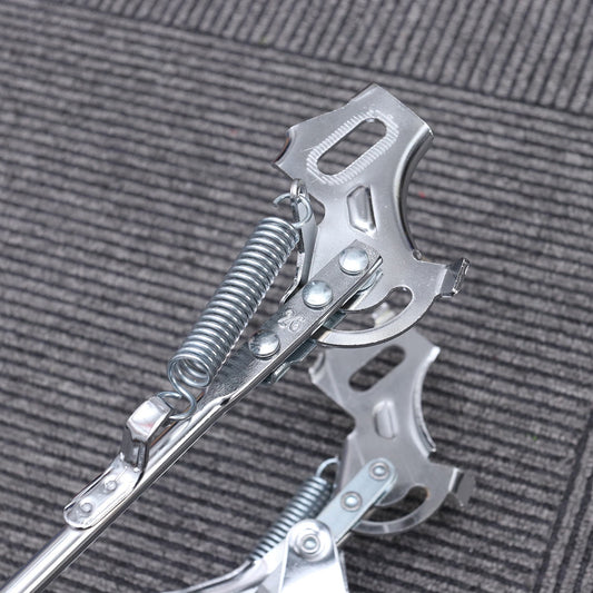 SWETRACE 1Set Iron Bike Bracke for Bikes with Rear Kickstand 38 x 25 x 0.4in Silver V1189-LWWAL-20260327-03735