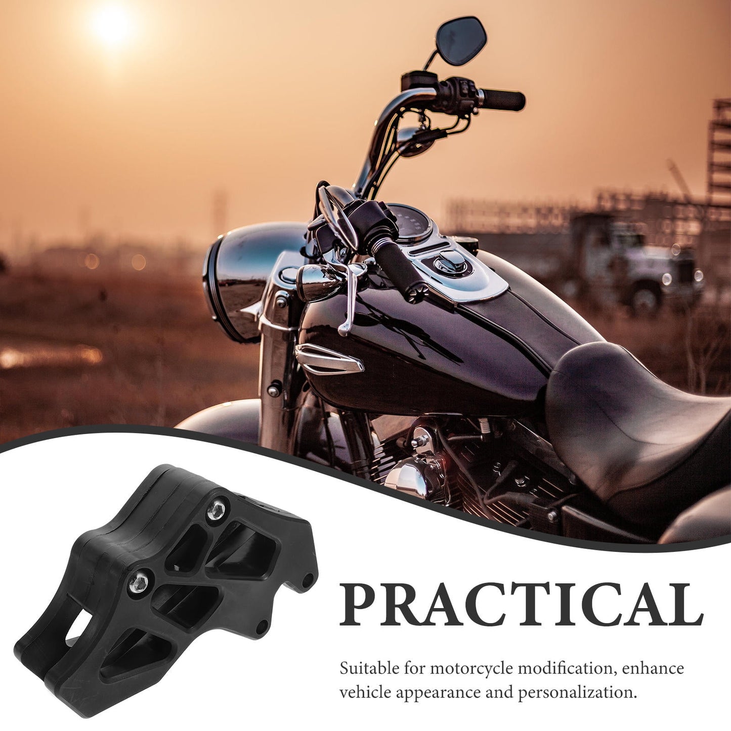 SWETRACE Motorcycle Sprocket Guard 1Pack for Dirt Biking Black Plastic Chain Protection and Safety V1189-LWWAL-20260327-03746