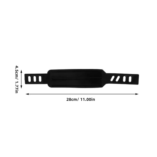 SWETRACE Rowing Machine Foot Straps Exercise Bike Pedal Straps Black 2Pcs Adjustable Design V1189-LWWAL-20260327-03789