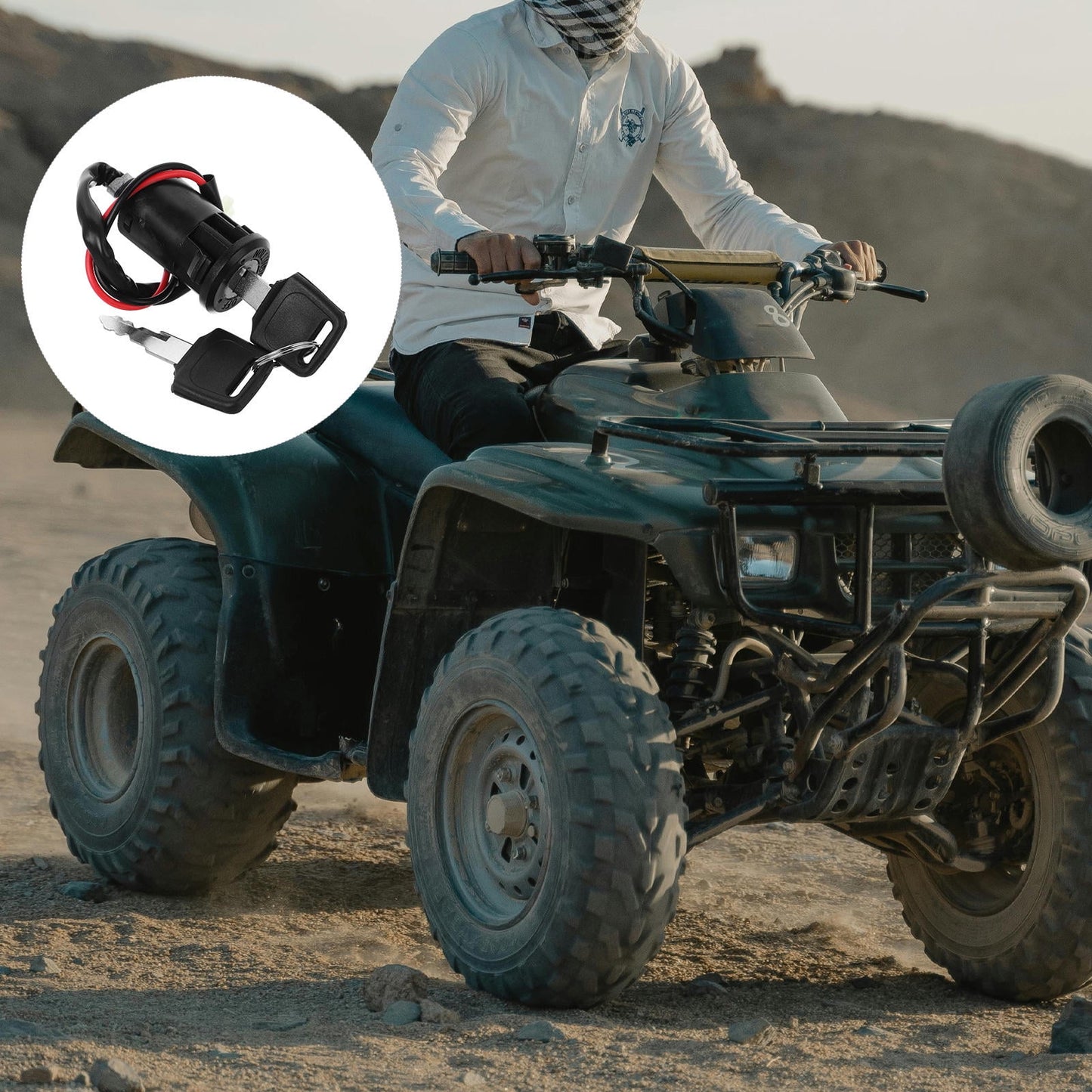 SWETRACE Anti-Theft Protection Ignition Switch Black Aluminum Alloy 1Set V1189-LWWAL-20260327-03817
