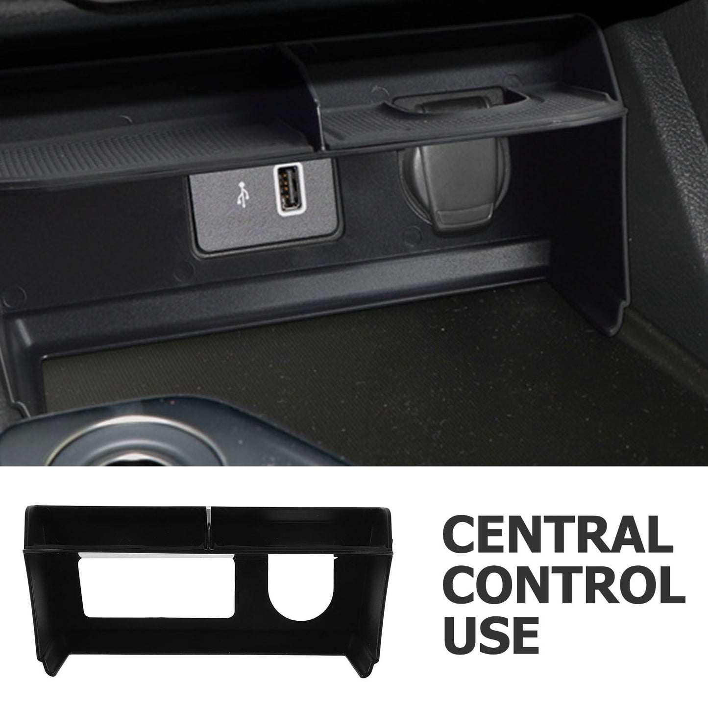 SWETRACE 1Pack Car Center Console Storage Tray Multi-Compartment Design Large Capacity Storage 7.7x3.5x3.1in V1189-LWWAL-20260327-03826