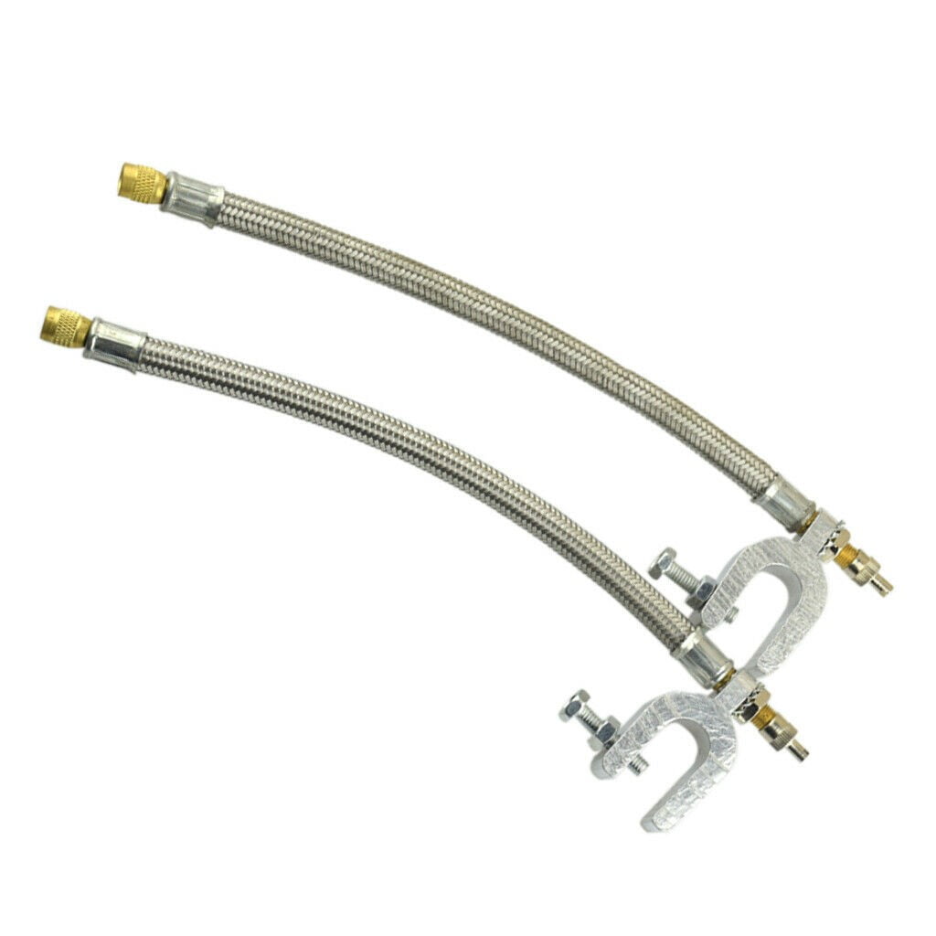 2 Pieces Dual Wheel Valve Stem Extender Extention 9.8' Stainless Steel Flexible V1189-LWWAL-20260327-03991