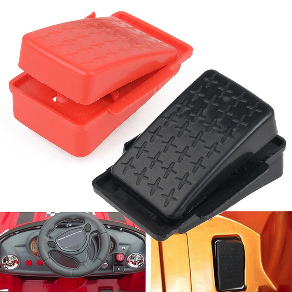 6V/12V Kids Ride On Car Wheels Power Accelerator Foot Pedal Switch Reset-Control Black Red V1189-LWWAL-20260327-04008