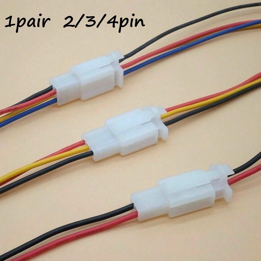 Automotive Connector Car Motorcycle Electrical Plug Socket Kit 2/3/4 Pin Way 2P 4P V1189-LWWAL-20260327-04031