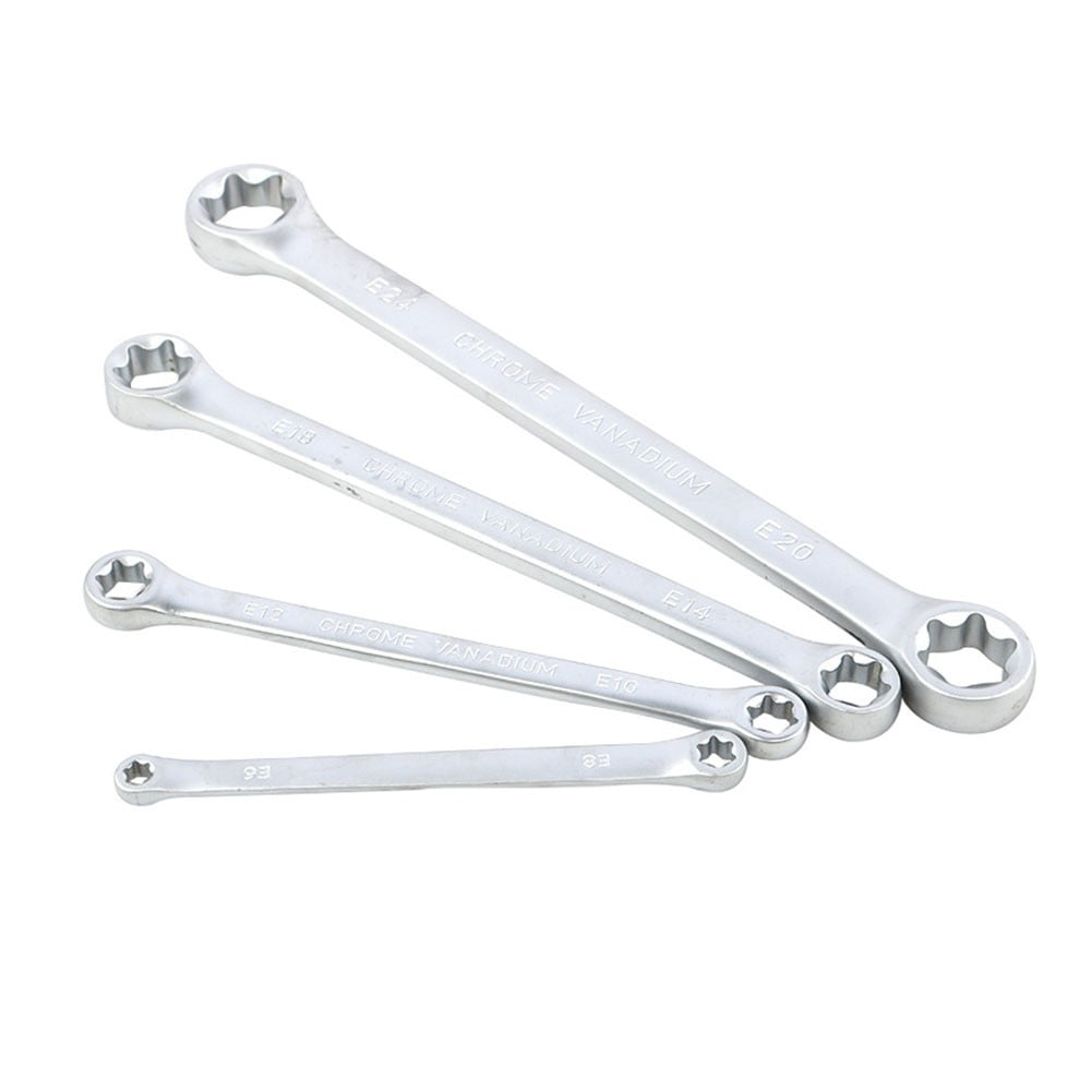4Pcs Star Double Torx Wrench Spanner E6- E24 E-Type Double-Ended Hexagon V1189-LWWAL-20260327-04070
