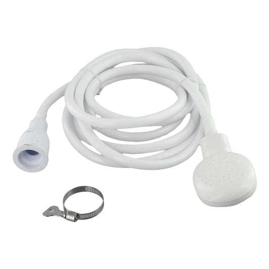 Push On Shower Hose & Head for Single Tap Spray Mixer Tap Bath Tap Kitchen 2M V1189-LWWAL-20260327-04071