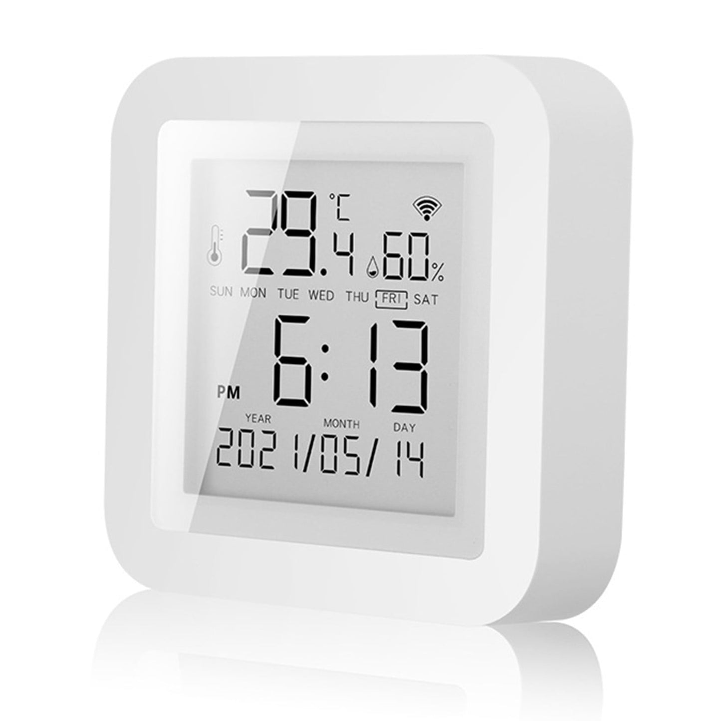 1Set Wifi Thermometer with Usb Cable for Tuya Smart Wifi Thermometer Hygrometer Indoor Room Digital V1189-LWWAL-20260327-04117