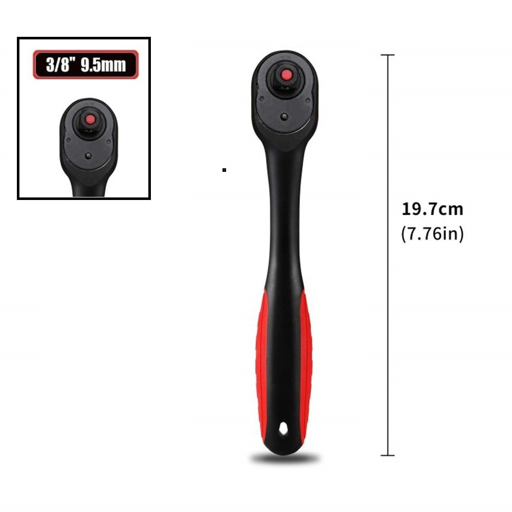 72 Tooth Ratchet Wrench Driver Quick-Release Socket Wrench 9.5Mm Fangkenuo 9.5Mm V1189-LWWAL-20260327-04121