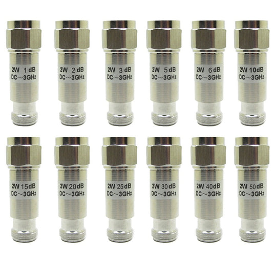 Mini Rf Coaxial Attenuator 2W 1Db-40Db N Type Male To Female Dc-3.0Ghz 50 Ohm Power Tools Accessories 20Db V1189-LWWAL-20260327-04217