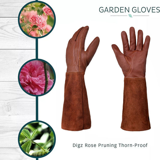 Rose Pruning Thorn-Proof Gardening Gloves with Forearm Protection for Men and Wo XL V1189-LWWAL-20260327-04360