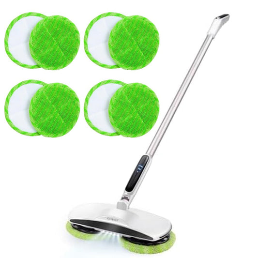 For Electric Mop Floating Mop Cleaning Floors Rotating Heads, Absorbent Mop Pads 1 V1189-LWWAL-20260327-04369