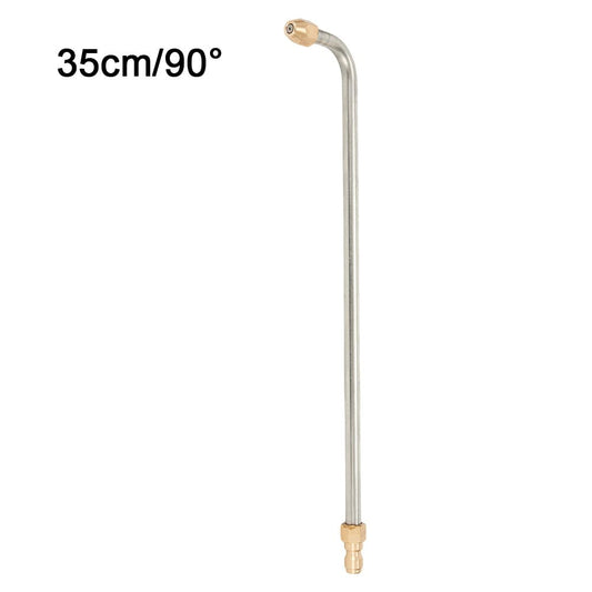 30 degrees /90 degrees /U-Shape Pressure Car Washer Angled Lance Extension Spray Wand Nozzle 17Cm-90 Smile V1189-LWWAL-20260327-04437