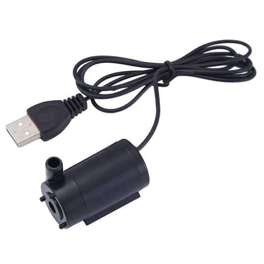 Small Water Pump Silent Submersible USB 5V 1m Cable Garden Outdoor Fountain Tool Black Smile Home Black V1189-LWWAL-20260327-04454
