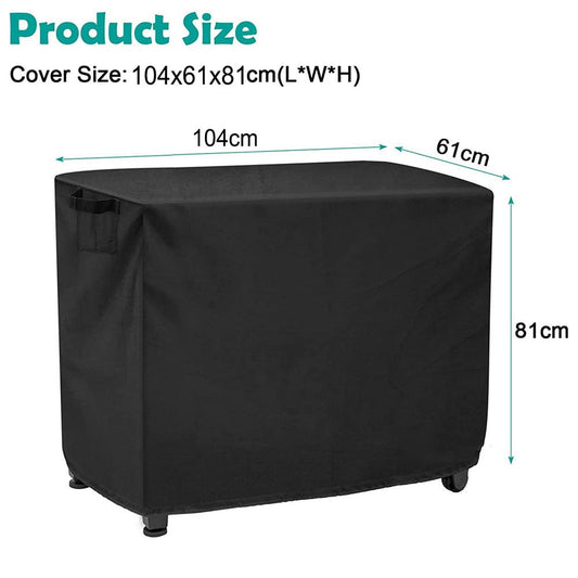 Waterproof Outdoor Prep Movable Dining Cart Pizza Oven Patio Grill Table Cover 104*61*81Cm Smile Home V1189-LWWAL-20260327-04457