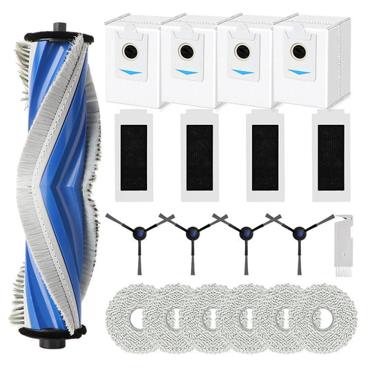 Ecovacs T30S T30S Pro Robot Vacuum Cleaner Replacement Parts Kit With Side Brush Filter Mop Cloth Dust Bag V1189-LWWAL-20260327-04500