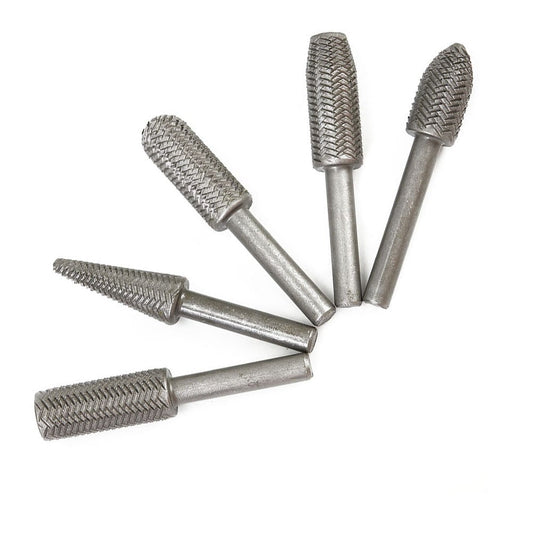 5Pcs Metal Cutter Drill Bits Rotary Files Bit Rasp Tungsten Carbide Burr Milling Cutter Drill Bit Set For V1189-LWWAL-20260327-04934