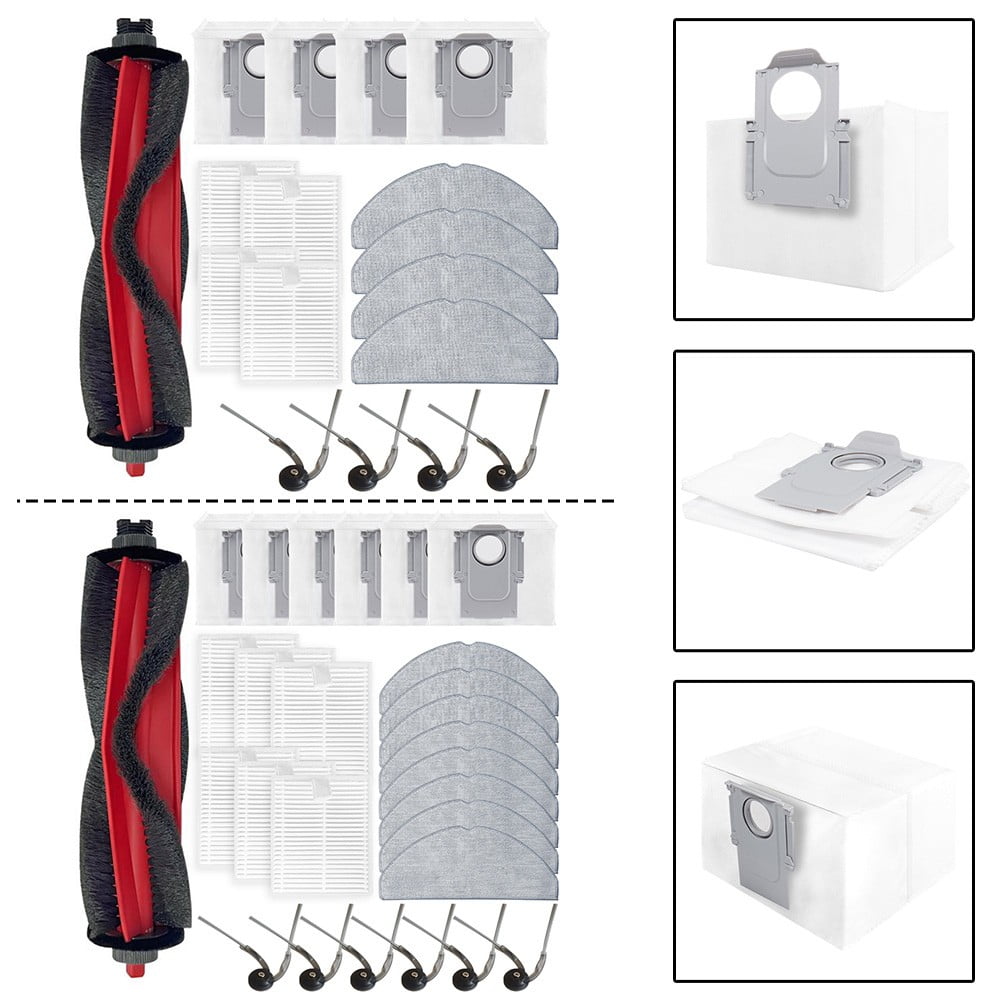 For Roborock For Q7 M5+ Replacement Accessory Set with Dust Bags and Brushes B V1189-LWWAL-20260327-04942