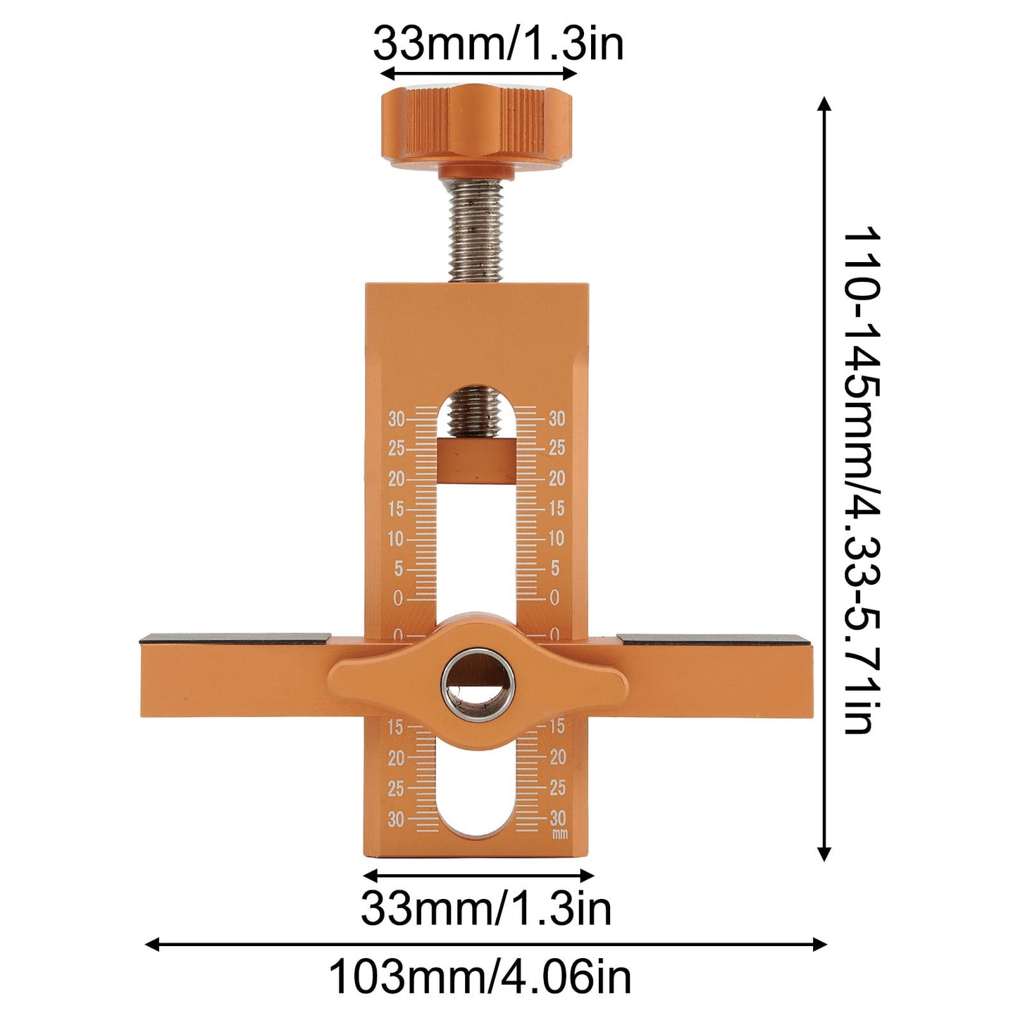 For Woodworking Cabinet Door Installation Mounting Jig Quick Positioning Panel Rebounding Device Drilling V1189-LWWAL-20260327-04964