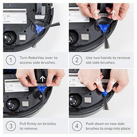 8Pcs Replacement Parts Compatible with Robot Vacuum Cleaner RoboVac 11S, 12, 15T, 15C, 25C, 30, 30C Slim V1189-LWWAL-20260327-05125